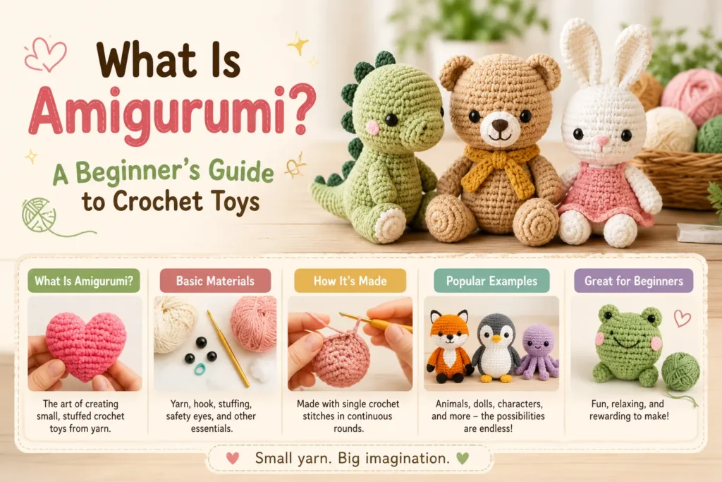 What Is Amigurumi? A Beginner's Guide to Crochet Toys
