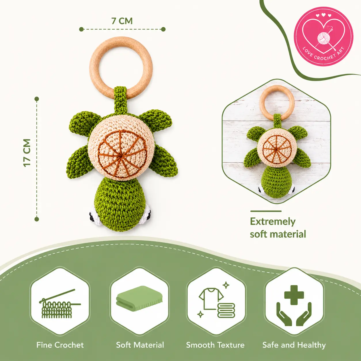 wooden ring teether