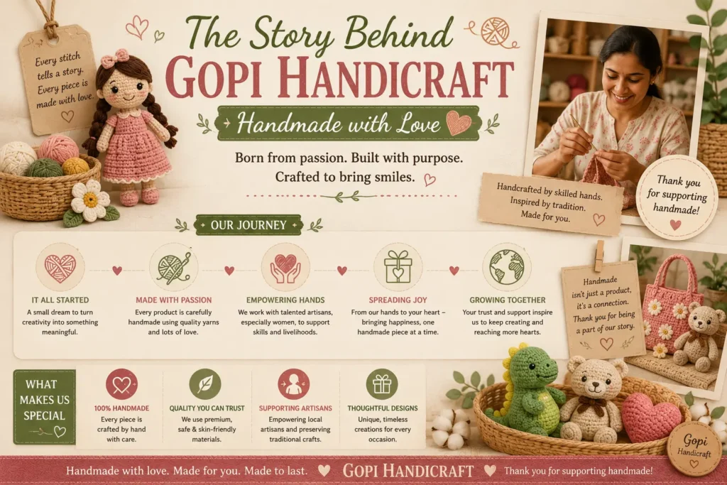 The Story Behind Gopi Handicraft: Handmade with Love