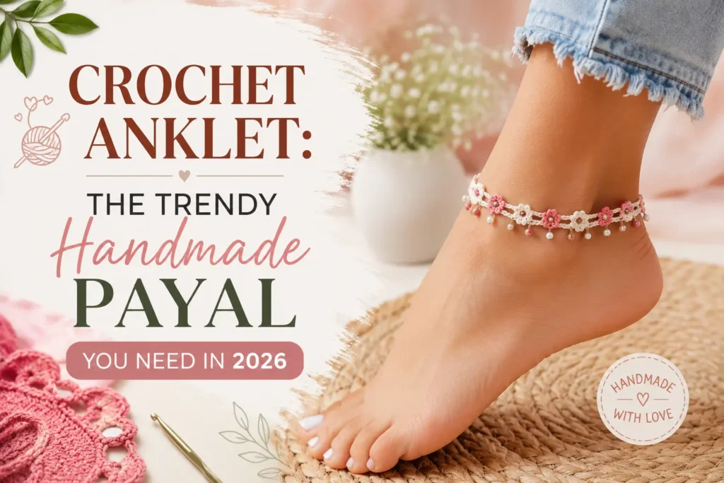 Crochet Anklet: The Trendy Handmade Payal