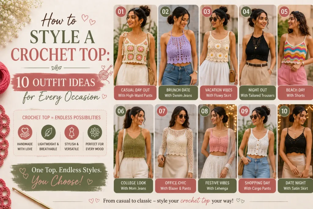 How to Style a Crochet Top: 10 Outfit Ideas for Every Occasion