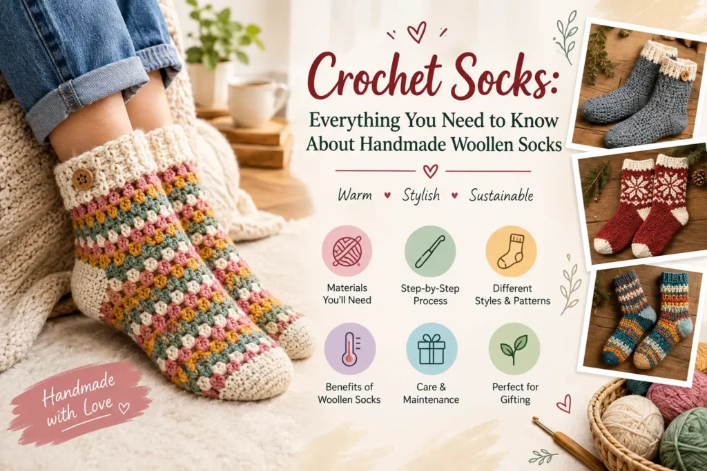 Crochet Socks: Everything You Need to Know About Handmade Woollen Socks