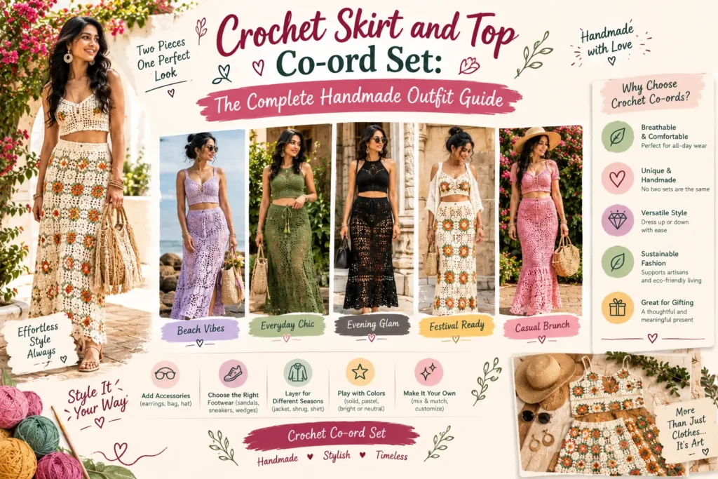 Crochet Skirt and Top Co-ord Set: The Complete Handmade Outfit Guide