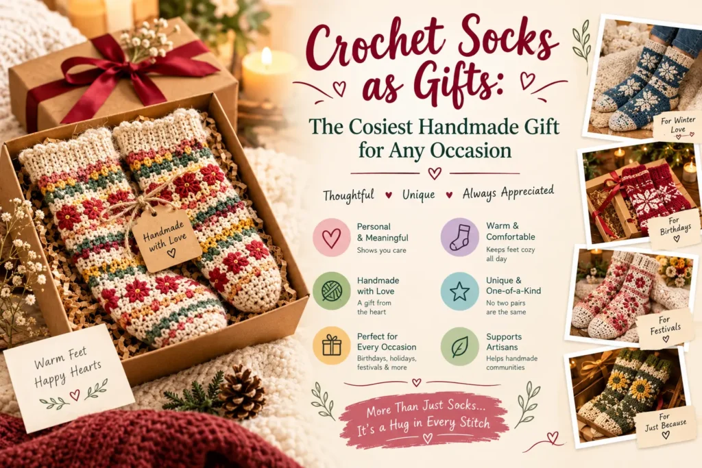 Crochet Socks as Gifts: The Cosiest Handmade Gift for Any Occasion
